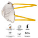Polax Dust Respirators with Valve, FFP2, 2 pcs. (53-009)
