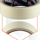 Masking tape Polax Profi 25 mm x 20 m (101-019)
