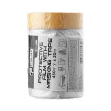 Polax protective film with masking tape for repairs 0,45 x 20 m (101-198)