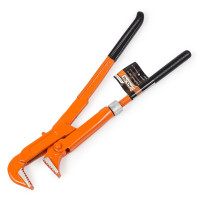 Pipe wrench Polax 90° 1" rubberized handles (44-007)