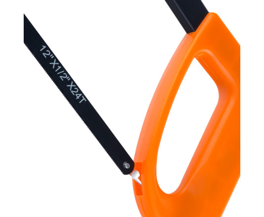 Polax hacksaw 300-320 mm with plastic handle (33-003)