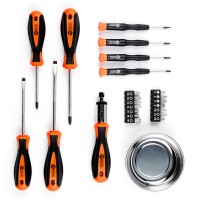 Polax Screwdriver and Bit Set 24 Pieces (51-052)