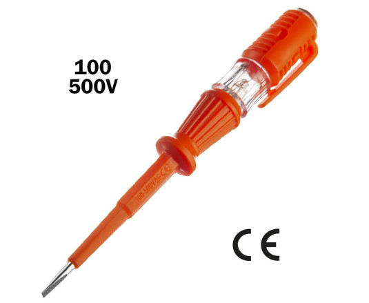 Отвертка-индикатор Polax 100-500В (51-112)