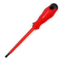 Polax dielectric screwdriver slotted flat SL6x125 mm, CrV (51-028)