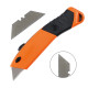 Нож строительный Polax трапециевидный с выдвижным лезвием 19 мм (23-007)
