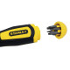 Викрутка Stanley Multibit набір 11шт, бітотримач реверсний 1/4\