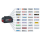 Газонокосарка акумуляторна Bosch Professional GRA 18V2-460 18В 46см 60л 30-70мм 23кг без АКБ та ЗП