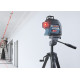 Нівелір лазерний Bosch Professional GLL 3-80 до 30м ±0.3мм/м червоний промінь з приймачем 120м 0.82кг
