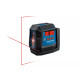 Нівелір лазерний Bosch Professional GLL 12-22 до 12м 0.3мм/м червоний промінь чохол 0.35кг