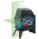 Нівелір лазерний Bosch Professional GCL 2-15G до 15м ±0.3мм/м зелений промінь + RM1 + кейс IP 54
