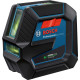 Нівелір лазерний Bosch Professional GCL 2-50 G до 15м ±0.3мм/м зелений промінь з штативом BT 150 тримачем RM 10 чохлом мішенню 0.58кг