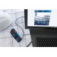 Далекомір лазерний Bosch Professional GLM 150-27 C, 0.08–150м, ±1.5мм, 0-360°, Bluetooth, чохол, 0.21кг
