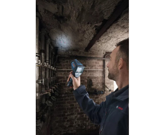 Термодетектор акумуляторний Bosch Professional GIS 1000 C, 12В, акб 1х2А·год, -40°C…+1000°C, ±1.0°C, IP54, 0.1–5м, 0.54кг, кейс