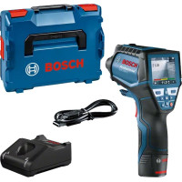 Термодетектор акумуляторний Bosch Professional GIS 1000 C, 12В, акб 1х2А·год, -40°C…+1000°C, ±1.0°C, IP54, 0.1–5м, 0.54кг, кейс