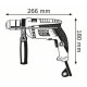 Дриль ударний Bosch Professional GSB 13 RE 600Вт ШЗП 1.5-13мм 0-2800об/хв 1.8кг