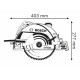 Пила дискова Bosch Professional GKS 235 Turbo 2050Вт 235мм 7.6кг