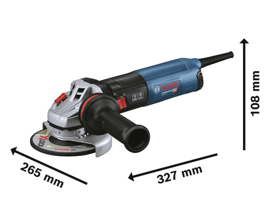 Шліфмашина кутова Bosch Professional GWS 14-125 S 125мм 1400Вт 1800-11500об/хв 2.2кг