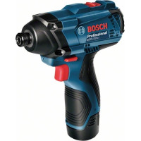 Impact screwdriver Bosch GDR 120-LI, 12V, 1300/2600rpm, 100Nm, M4-M12, 1.1kg, without battery and charger