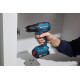 Шурупокрут-дриль акумуляторний Bosch Professional GSR 185-LI 18В 2х2.0А·год 50Нм 500·1900об/хв 0.9кг