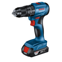 Шуруповерт-дрель ударный аккумуляторный Bosch GSB 185-LI, 18В 2х2.0Ач, 50Нм, 20+2, 500/1900об/мин, ЗУ, кейс, 1кг