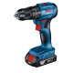 Шурупокрут-дриль ударний акумуляторний Bosch Professional GSB 185-LI 18В 2х2.0А·год 50Нм 500·1900об/хв кейс 1кг