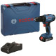 Шурупокрут-дриль ударний акумуляторний Bosch Professional GSB 183-LI 18В 1х2А·год 21-56Нм 374-1815об/хв кейс 1.2кг