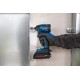 Гвинтоверт ударний акумуляторний Bosch Professional GDR 18V-220 C 18В 2х5А·год 215Нм 0-3400об/хв 1кг Bluetooth