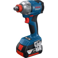 Гайковерт ударний акумуляторний Bosch Professional GDX 18V-285 18В 2x4А·год до 285Нм 3600об/хв квадрат 1/2\
