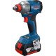 Гайковерт ударний акумуляторний Bosch Professional GDX 18V-285 18В 2x4А·год до 285Нм 3600об/хв квадрат 1/2\