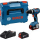 Шурупокрут-дриль ударний акумуляторний Bosch Professional GSB 18V-65 18В 2х5А·год 31·65Нм 0-2100об/хв ЗП GAL18V-40 кейс 1.12кг