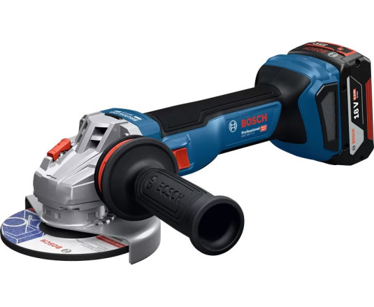 Шліфмашина кутова акумуляторна Bosch Professional GWS 18V-11S 125мм 18В 1x5А·год 0-9000об/хв 1.7кг кейс ЗП GAL1880CV