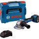 Шліфмашина кутова акумуляторна Bosch Professional GWS 18V-11S 125мм 18В 1x5А·год 0-9000об/хв 1.7кг кейс ЗП GAL1880CV