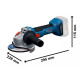 Шліфмашина кутова акумуляторна Bosch Professional GWS 18V-8 125мм 18В 2x4А·год 0-11000об/хв 1.7кг кейс ЗП GAL 18V-40