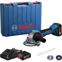 Bosch cordless angle grinder GWS 18V-8 125mm 18V 2x4A h 0-11000 rpm 1.7kg case ZP GAL 18V-40