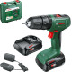 Шурупокрут-дриль акумуляторний Bosch EasyImpact 18V-40 18В 2х1.5А·год 20·38Нм 0-430·0-1650об/хв кейс ЗП 1.4кг
