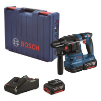 Cordless drill Bosch GBH 185-LI, SDS-Plus, 18V, 2x4Ah battery, 1.9J, 2.3kg