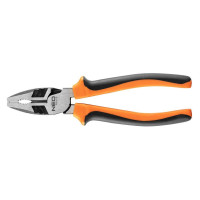 Плоскогубцы комбинированные Neo Tools 40% FS, до 40% уменьшения прилагаемых усилий, 180мм, CrNi