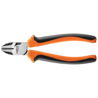 Кусачки-бокорезы Neo Tools 40% FS, до 40% уменьшения прилагаемых усилий, 180мм, CrNi