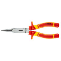 Neo Tools Elongated straight pliers, dielectric, for work under voltage 1000V, 200mm, CrV