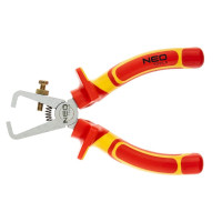 Neo Tools Stripping pliers, dielectric, 0.5-6mm sq., for working under voltage 1000V, 160mm, CrV