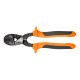 Neo Tools Shears for cutting reinforcement and steel cable, CrV, 210mm