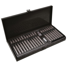 Neo Tools Bits, set 40 pcs, adapters 2 pcs, H, M, T, steel S2, case
