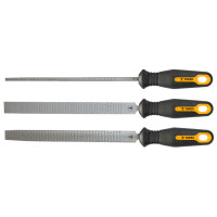 TOPEX Rasps for wood, set 3pcs, two-component handle, 200mm