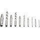 Neo Tools Broken screw extractors, set 10pcs, for screws 2-7.5mm, CrMo, case