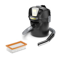 Vacuum cleaner for ash collection battery Karcher AD 2 Battery, 18V, container 14l, 3.9kg, without battery and charger