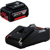 Bosch Battery and Charger Set GBA, 18V, 1x4.0Ah, Charger GAL 18V-40
