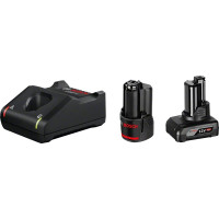 Набір акумулятора та зарядного пристрою Bosch Professional GBA 1х18В 2А·год 1х18В 4А·год ЗП GAL 12V-40