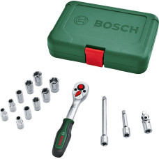 Набір інструментів Bosch торцевих головок, 1/4\