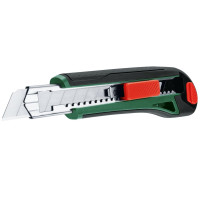 Ніж Bosch, сегментоване лезо 18мм, корпус ABS + TPR