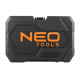 Набір інструментів Neo Tools, набір торцевих головок, 1/4\